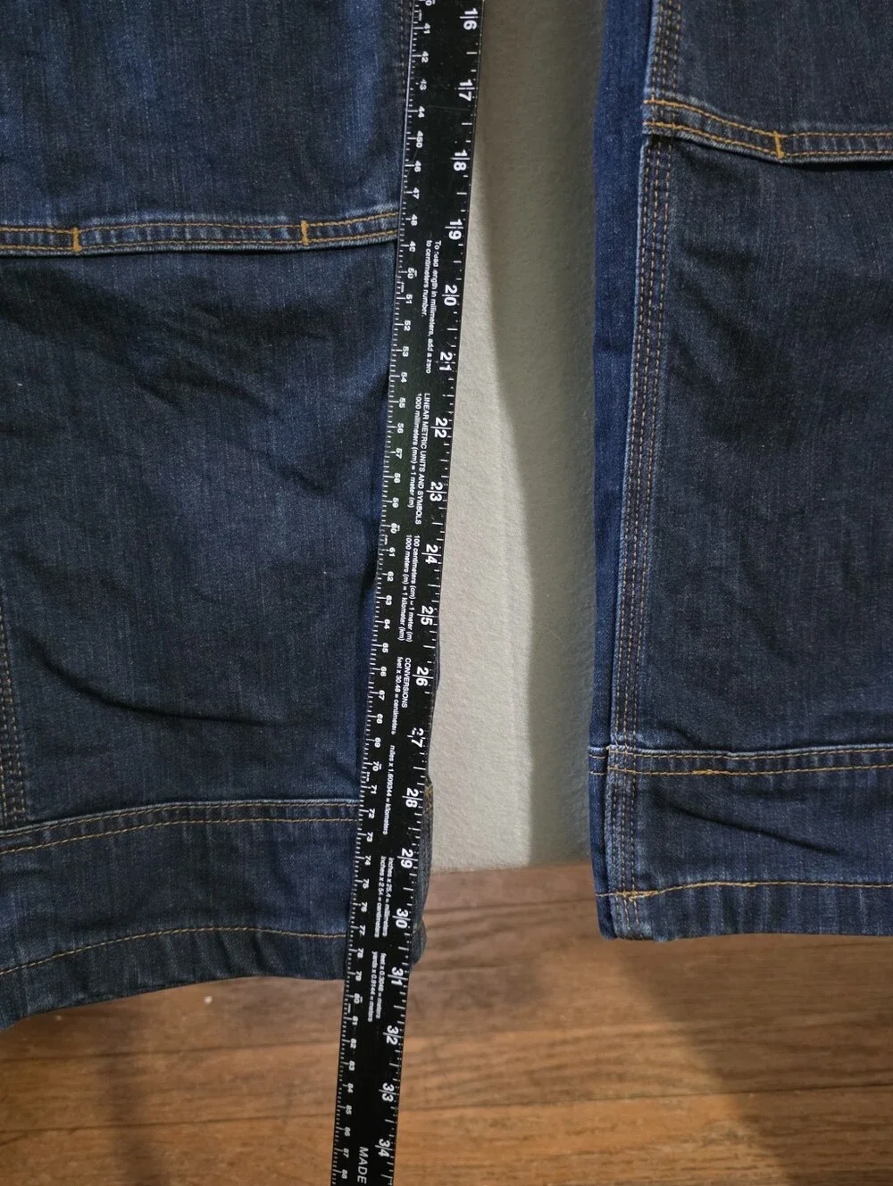 Carhartt Mens Rugged Flex Denim Bib Overalls Double Knee 103322 Size 28x31